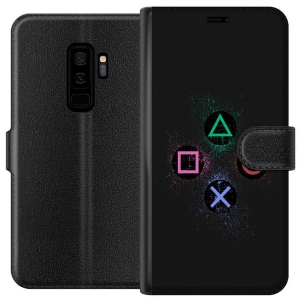 Kompatibel Tegnebogsetui til Samsung Galaxy S9+ Spil