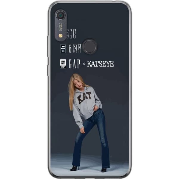 Kompatibelt Mobilskal till Huawei Y6s (2019) KATSEYE blond modebild grå