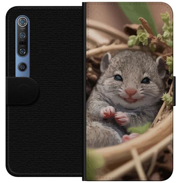 Xiaomi Mi 10 Pro 5G Tegnebogsetui Rotte Smilende Dyremotiv By Motiv Urban Grafisk Design Populært Sjovt Motiv Kunstart Stil