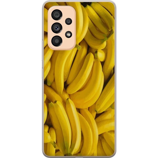 Samsung Galaxy A53 5G Genomskinligt Skal Banana Pattern – le