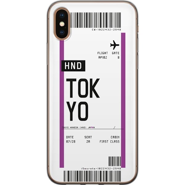 Apple iPhone X Gennemsigtig cover Tokyo