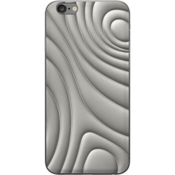 Apple iPhone 6s Plus Läpinäkyvä kuori Hopea-aallot