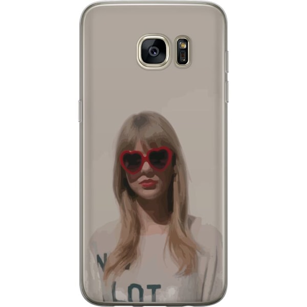 Samsung Galaxy S7 edge Gennemsigtig cover Taylor Swift