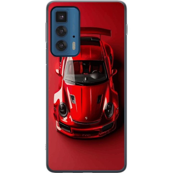 Motorola Edge 20 Pro Genomskinligt Skal Porsche