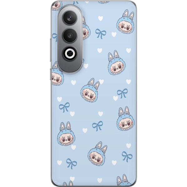 OnePlus Nord CE4 Läpinäkyvä kuori Labubu Tuli Henki