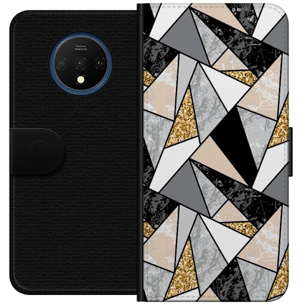 OnePlus 7T Tegnebogsetui Mønster