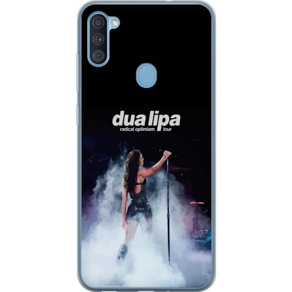 Samsung Galaxy A11 Läpinäkyvä kuori Dua Lipa – Signature