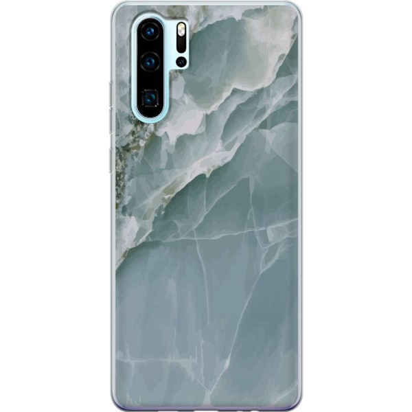 Huawei P30 Pro Gennemsigtig cover Marmor Ishøj