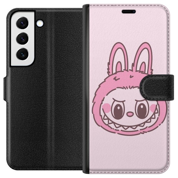 Samsung Galaxy S22 5G Lommeboketui Labubu Dyrekretsbunnyutgave