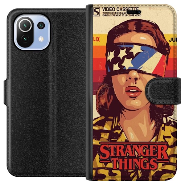 Xiaomi Mi 11 Lite Tegnebogsetui Stranger Things VHS