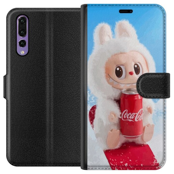 Huawei P20 Pro Tegnebogsetui Labubu Summer Edition