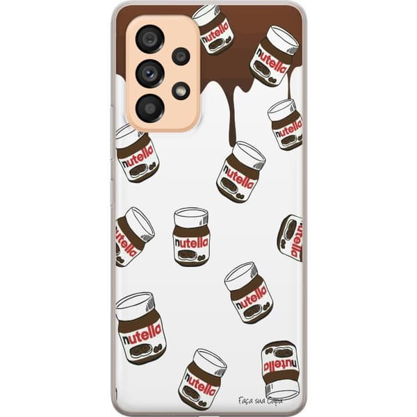 Kompatibelt Mobildeksel til Samsung Galaxy A53 5G Nutella Kawaii Stil Søt Dessert