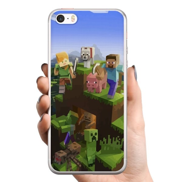 Apple iPhone 5 TPU Mobilskal MineCraft