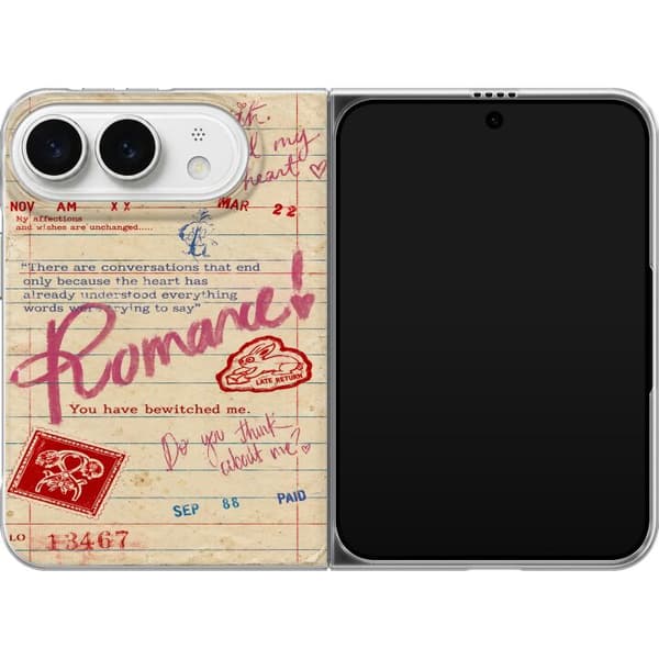 Kompatibelt Mobilskal till Apple iPhone Duo Beige romantikbrev beige