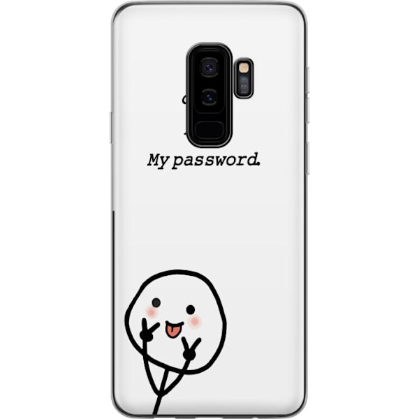 Samsung Galaxy S9+ Genomskinligt Skal You Don’t Know My Password – edgy textmotiv med attityd