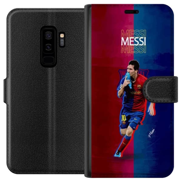 Kompatibel Tegnebogsetui til Samsung Galaxy S9+ Messi