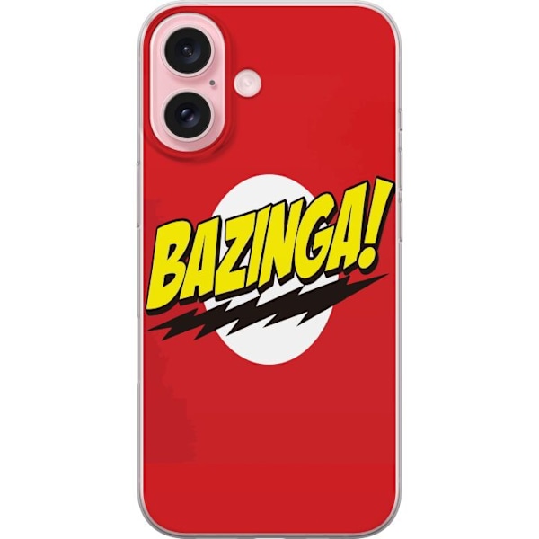 Apple iPhone 16 Gennemsigtig cover Bazinga!!!