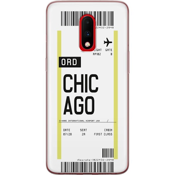 OnePlus 7 Gjennomsiktig deksel Chicago