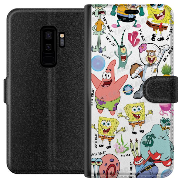 Samsung Galaxy S9+ Plånboksfodral SpongeBob SquarePants