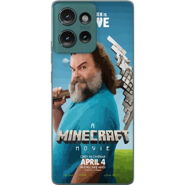 Motorola Edge 50 Genomskinligt Skal A Minecraft Movie
