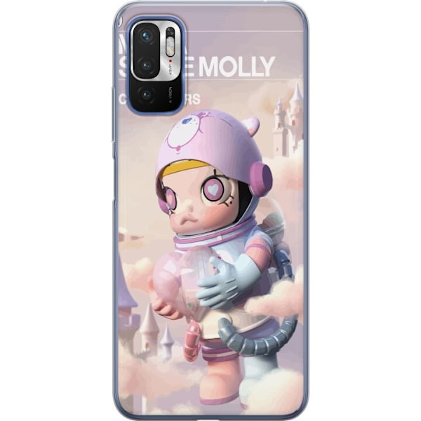 Xiaomi Redmi Note 10 5G Genomskinligt Skal Mega Space Molly Care Bears Series - Share Bear Edition