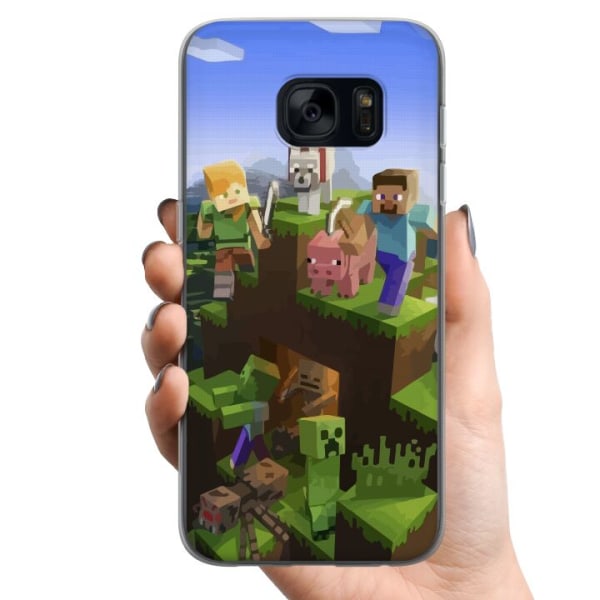 Samsung Galaxy S7 TPU Mobilskal MineCraft