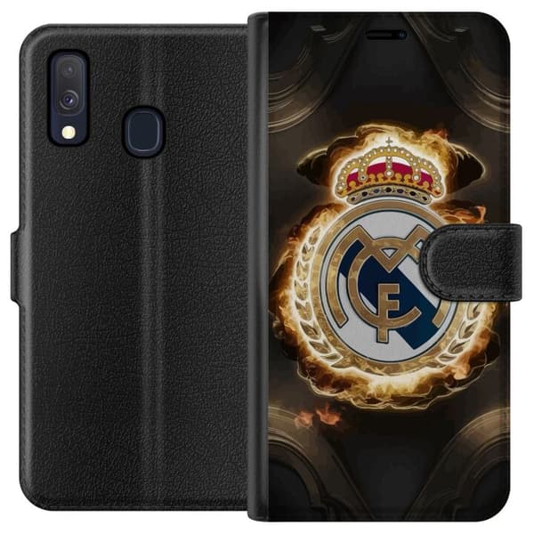 Kompatibel Tegnebogsetui til Samsung Galaxy A40 Real Madrid