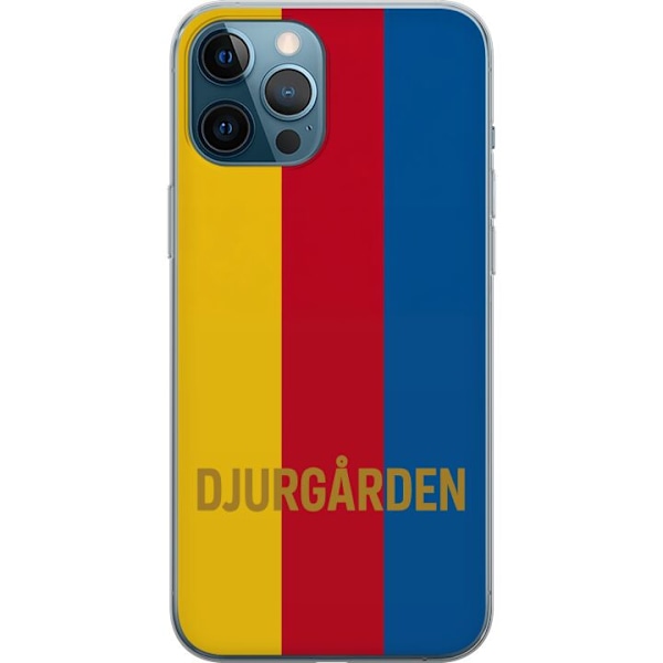 Apple iPhone 12 Pro Max Läpinäkyvä kuori Djurgården – jalkapallo