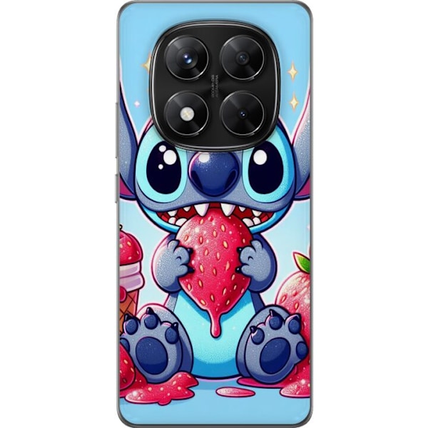 Xiaomi Redmi Note 14 Pro Läpinäkyvä kuori Strawberry Stitch
