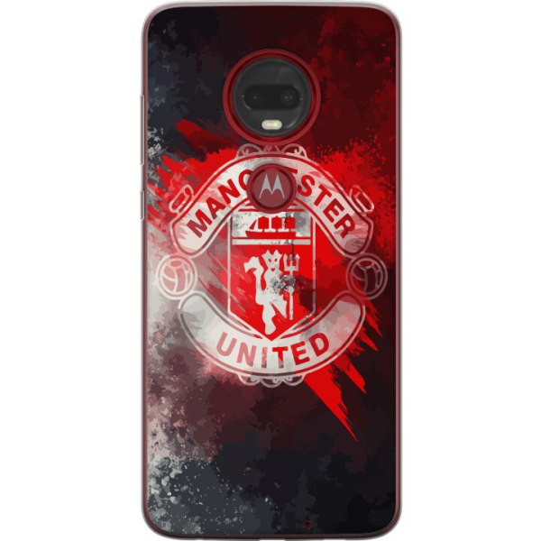 Motorola Moto G7 Plus Gennemsigtig cover Manchester United