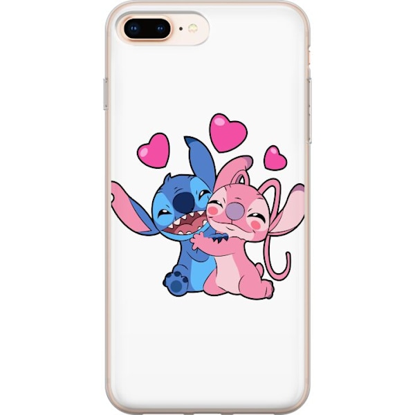 Apple iPhone 8 Plus Läpinäkyvä kuori Lilo & Stitch