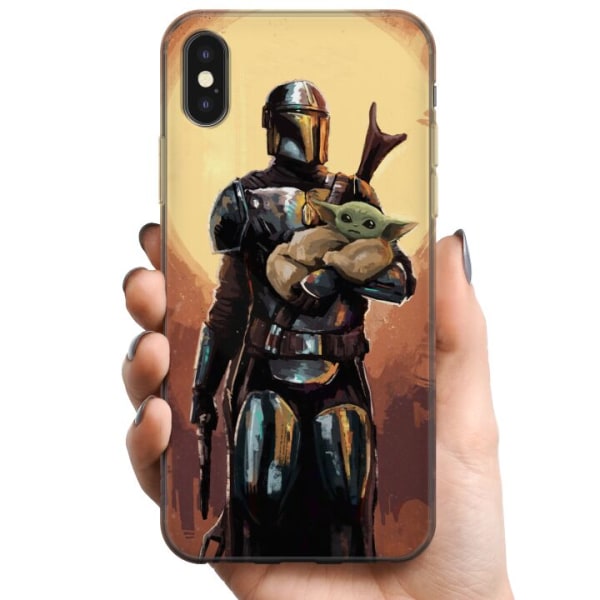 Apple iPhone X TPU Matkapuhelimen kuori Baby Yoda