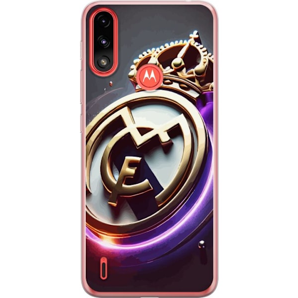 Motorola Moto E7 Power Läpinäkyvä kuori Real Madrid CF