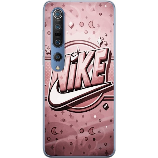 Xiaomi Mi 10 Pro 5G Genomskinligt Skal Nike Rosa