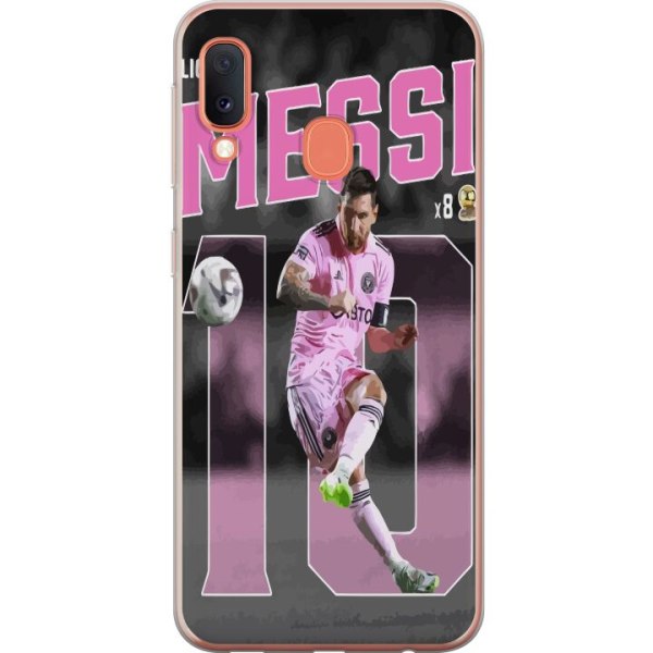 Samsung Galaxy A20e Gennemsigtig cover Lionel Messi
