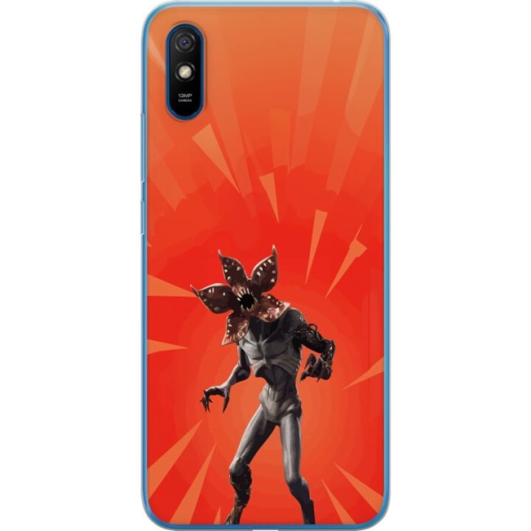 Xiaomi Redmi 9A Gennemsigtig cover Fortnite - Demogorgon