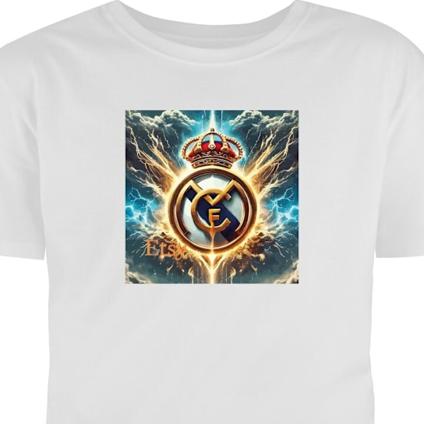 Børne T-shirt | Behagelig T-shirt til Børn Real Madrid hvid 5-6 År