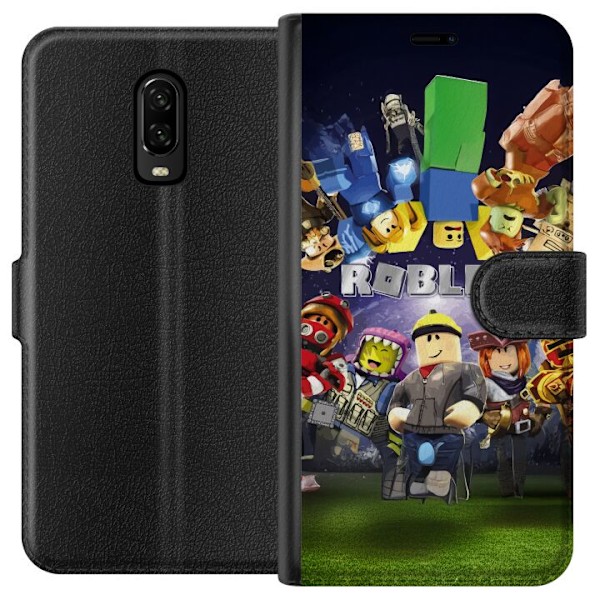 OnePlus 6T Lompakkokotelo Roblox Maailma - Pelaamisseikkailu L