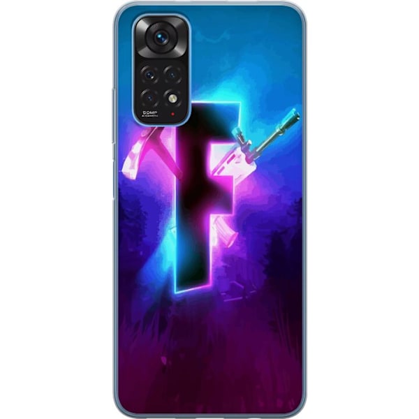 Xiaomi Redmi Note 11S Läpinäkyvä kuori Fortnite