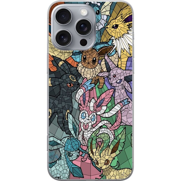 Apple iPhone 16 Pro Max Gennemsigtig cover Pokemon