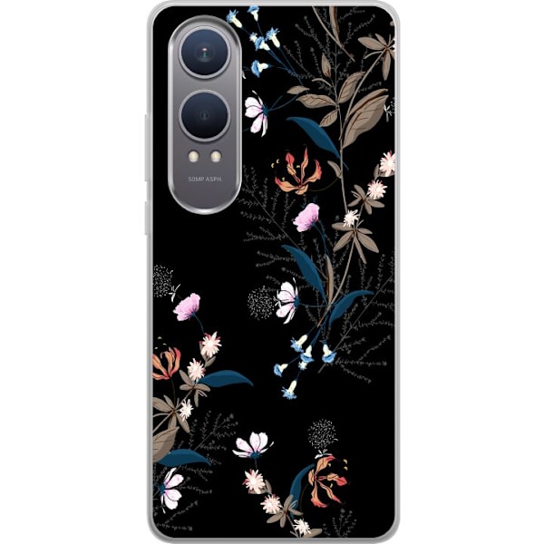 OnePlus Nord CE4 Lite Gjennomsiktig deksel Blomster