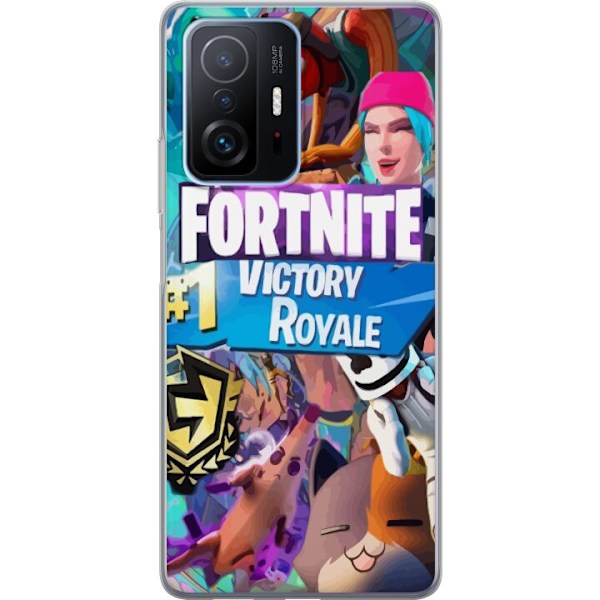 Xiaomi 11T Pro Gjennomsiktig deksel Fortnite