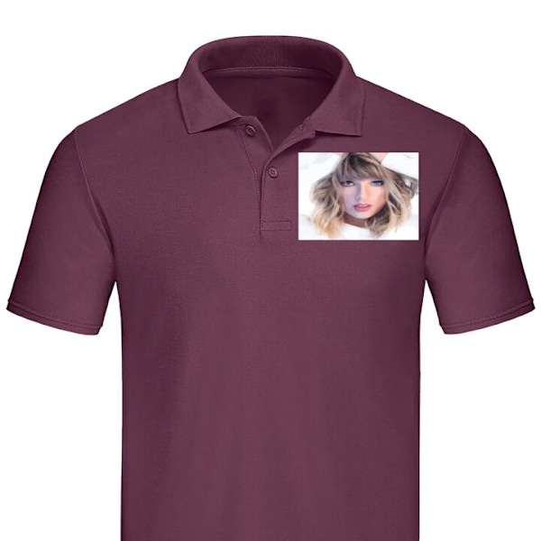 Poloshirt til Voksen | Elegant Poloshirt Taylor Swift Bordeaux Medium