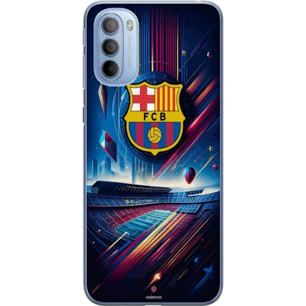 Motorola Moto G31 Gjennomsiktig deksel FC Barcelona