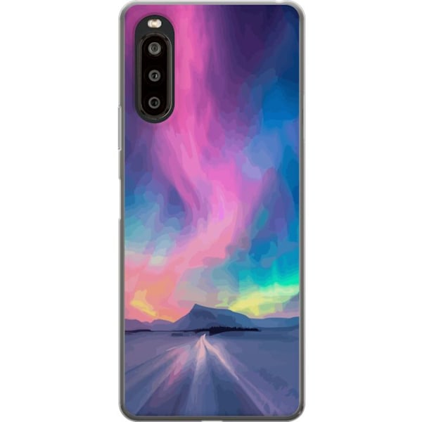 Sony Xperia 10 II Gjennomsiktig deksel Nordlys