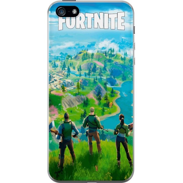 Apple iPhone 5 Läpinäkyvä kuori Fortnite