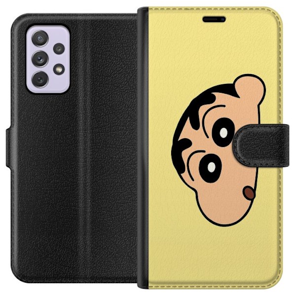 Samsung Galaxy A52s 5G Tegnebogsetui Peeking Shinchan