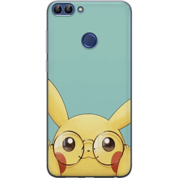 Huawei P smart Genomskinligt Skal Pikachu glasögon