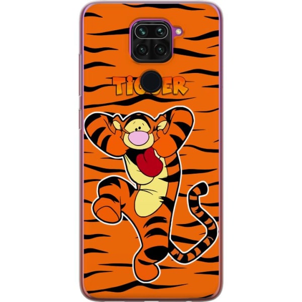 Xiaomi Redmi Note 9 Gennemsigtig cover Tiger