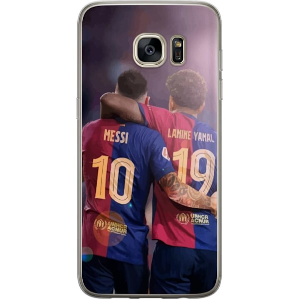 Samsung Galaxy S7 edge Läpinäkyvä kuori Lamine Yamal Messi